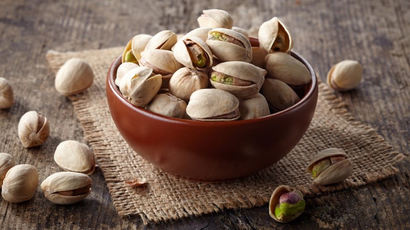 Pistachio Pedestal, Nut Bowl, Pistachio Shells